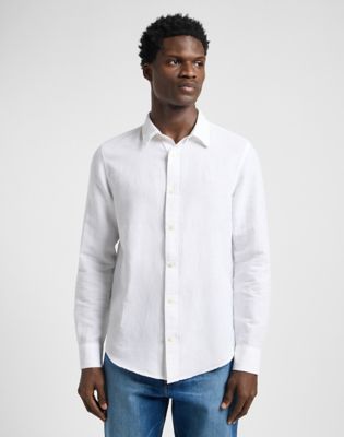 Patch Shirt in Bright White
