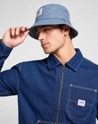 Railroad Bucket Hat:Railroad Navy:OS alternative view