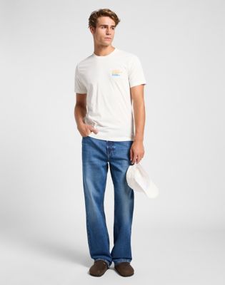 Medium Logo Tee in Ecru alternative view 2