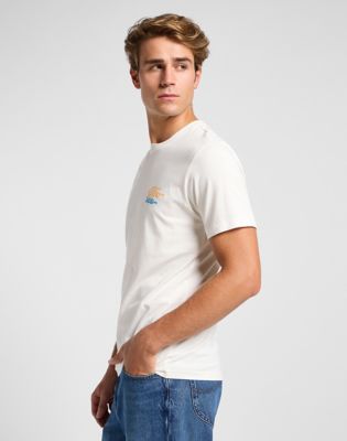 Medium Logo Tee in Ecru alternative view 3
