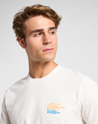 Medium Logo Tee in Ecru alternative view 4
