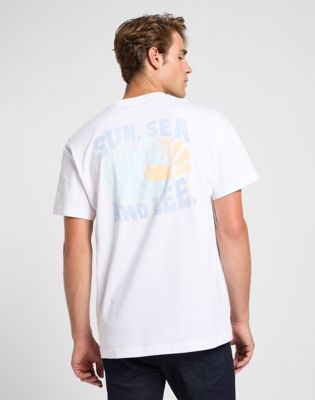 Short Sleeve Relaxed Tee in Bright White