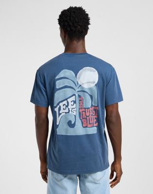 Short Sleeve Relaxed Tee in Orion Blue