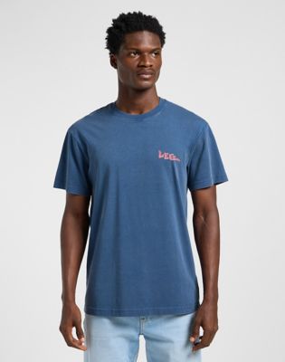 Short Sleeve Relaxed Tee in Orion Blue alternative view