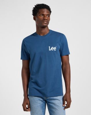 Medium Wobbly Lee Tee in Orion Blue