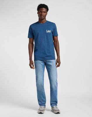 Medium Wobbly Lee Tee in Orion Blue