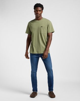 Relaxed Pocket Tee in Mercantile Green alternative view 2