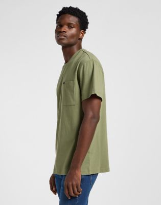 Relaxed Pocket Tee in Mercantile Green alternative view 3