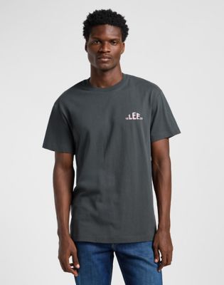 Regular Logo Tee in Washed Black alternative view