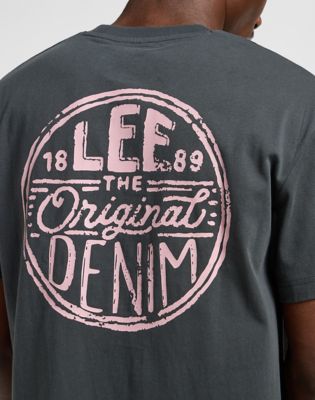 Regular Logo Tee in Washed Black alternative view 4