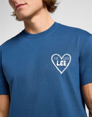Relaxed Graphic Tee in Orion Blue alternative view