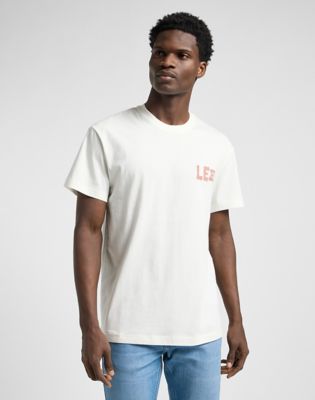 Relaxed Graphic Tee in Ecru alternative view