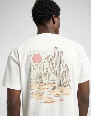 Relaxed Graphic Tee in Ecru alternative view 2