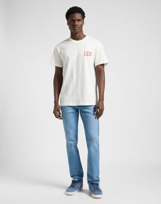 Relaxed Graphic Tee in Ecru alternative view 3