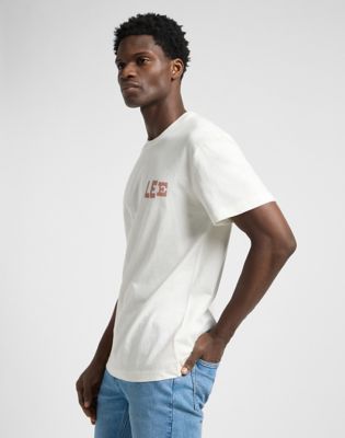 Relaxed Graphic Tee in Ecru alternative view 4