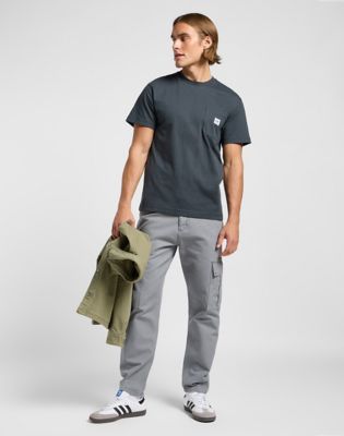Workwear Pocket Tee in Washed Black alternative view 2