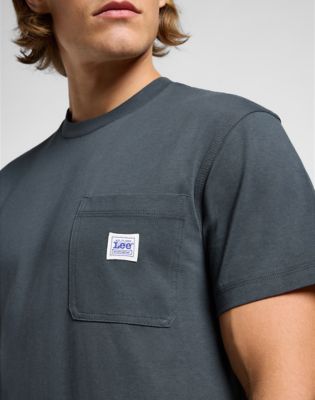 Workwear Pocket Tee in Washed Black alternative view 4