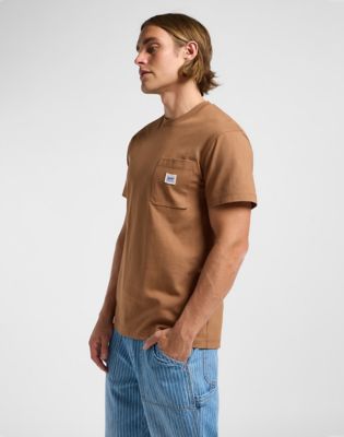 Workwear Pocket Tee in Burlwood alternative view 3