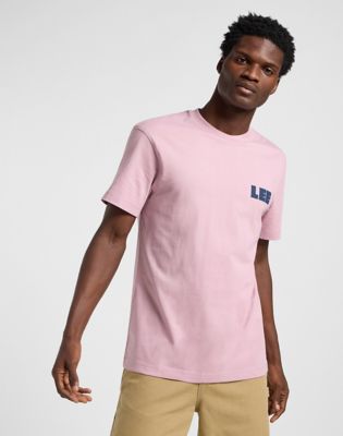 Workwear Relaxed Graphic Tee in Soft Mauve alternative view