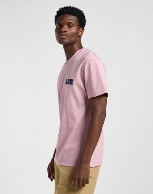 Workwear Relaxed Graphic Tee in Soft Mauve alternative view 3