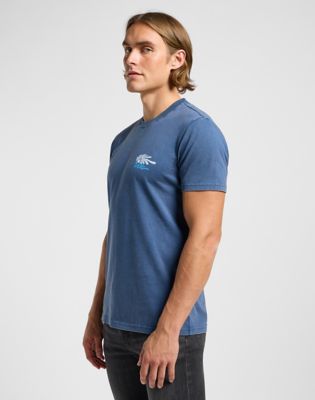 Medium Logo Tee in Orion Blue alternative view 3