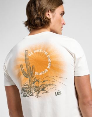 Regular Graphic Tee in Ecru alternative view 4