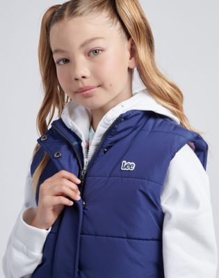 Gilet Puffer in Patriot Blue alternative view 6