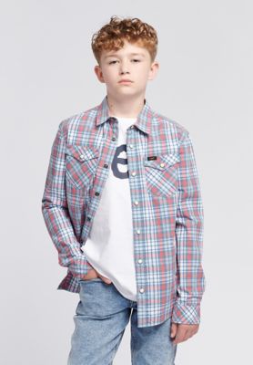 Western Snap Shirt in Dark Denim