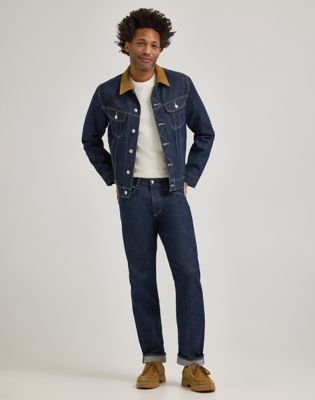 Men's Lee® x Paul Smith Selvedge 101 Rider Jean in Rinse alternative view 3