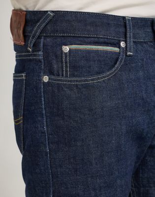 Men's Lee® x Paul Smith Selvedge 101 Rider Jean in Rinse alternative view 6