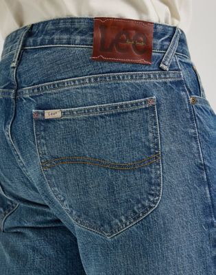 Men's Lee® x Paul Smith Selvedge 101 Rider Jean in Mid Wash alternative view 5