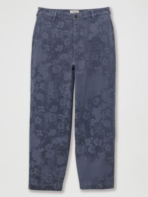 Men's Lee® x Paul Smith Jacquard Tapered Trouser Pant in Indigo Floral