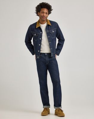 Men's Lee® x Paul Smith Selvedge Storm Rider Jacket in Rinse alternative view 3