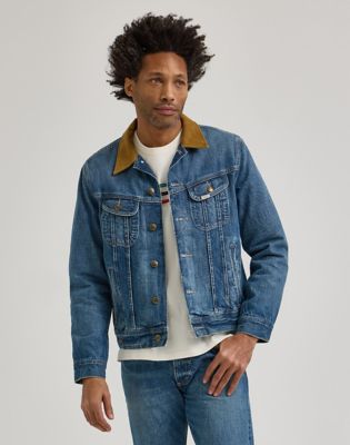 Men's Lee® x Paul Smith Selvedge Storm Rider Jacket in Mid Wash alternative view