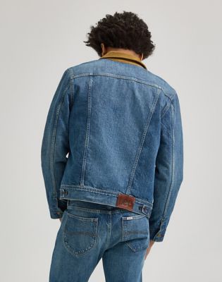 Men's Lee® x Paul Smith Selvedge Storm Rider Jacket in Mid Wash alternative view 2