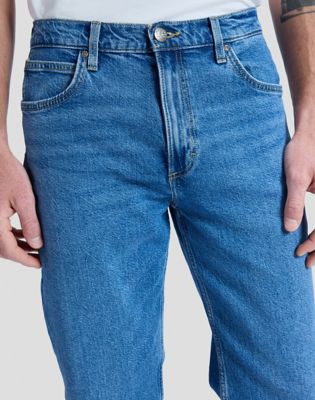 West Regular Low Stretch Jean in Blue Beam