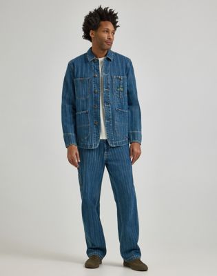 Men's Lee® x Paul Smith Chore Coat in Antique Tinted Wash alternative view 4