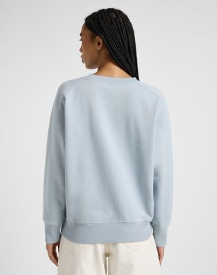Raglan Crew Sweatshirt in Concrete Gray alternative view