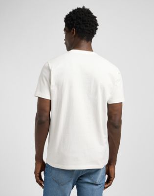 Lee Regular Elevated Essential Logo Tee Ecru, Lee