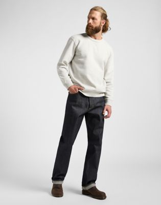 101 Regular Sweatshirt in Sharp Grey Mele