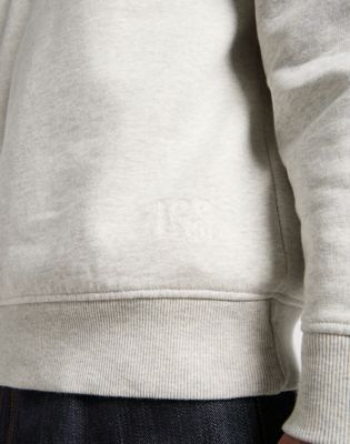 101 Regular Sweatshirt in Sharp Grey Mele