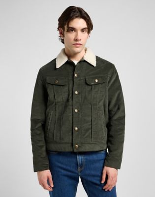 Veste En Jean Homme Lee Sherpa - Coupe Décontractée, Doublure Polaire Sherpa, Style Vintage Confortable - 3