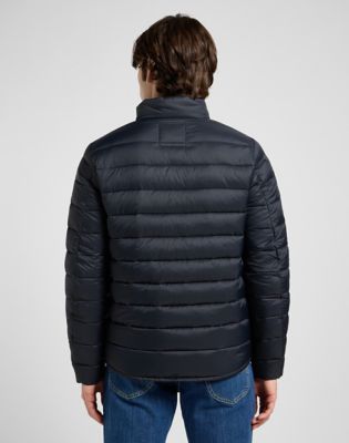 Lee Regular Stand Collar Puffer Jacket Black, Lee