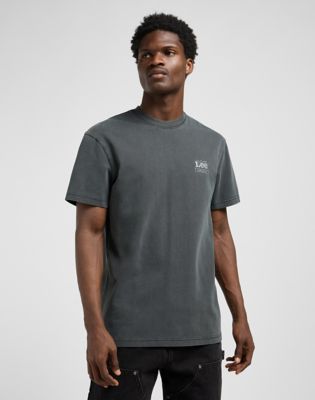 Lee Workwear Relaxed Graphic Tee Washed Black, Lee