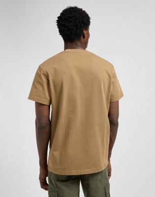 Lee Workwear Relaxed Pocket Tee Dark Khaki, Lee