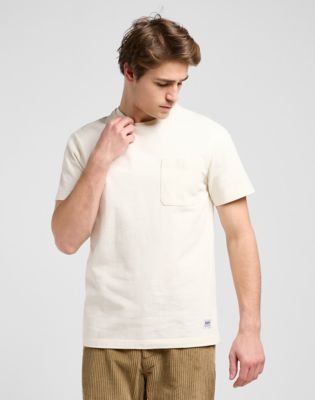Workwear Relaxed Pocket Tee in Ecru
