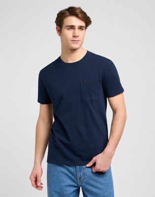 Slim Ultimate Pocket Tee in Rivet Navy