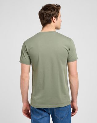 Lee Slim Ultimate Pocket Tee Olive Stone, Lee