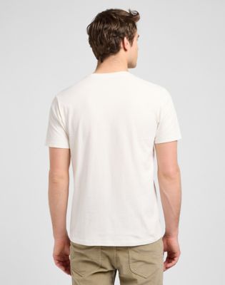 Regular Medium Wobbly Lee Tee Ecru, Lee