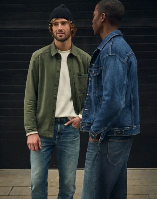 Lee Relaxed Paneled Overshirt Oak Moss, Lee